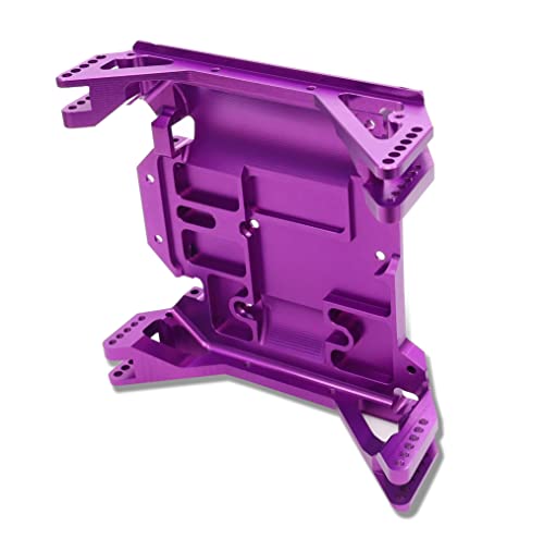 Image of TREAL Ryft Skid Plate Aluminum 7075 CNC Machined, Center Skid Board Compatible with Axial Ryft RBX10 Upgrades Ryft RBX10 Chassis Skid Plate AXI231025 (Purple)