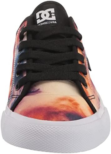 DC Men's Manual TXSE Casual Skate Shoe, Violet/FIRE, 10.5 | Image 1