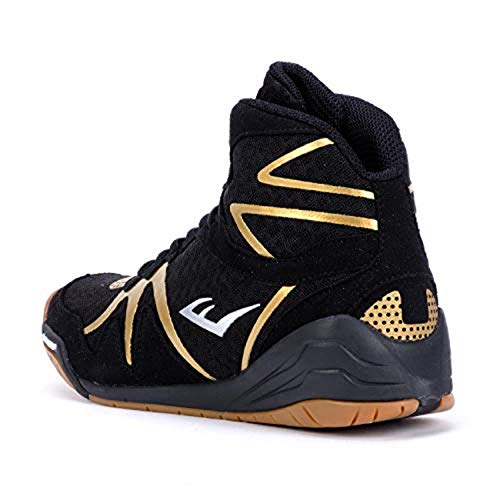 Everlast PIVT Low Top Boxing Shoes - Size 10 Black/Gold