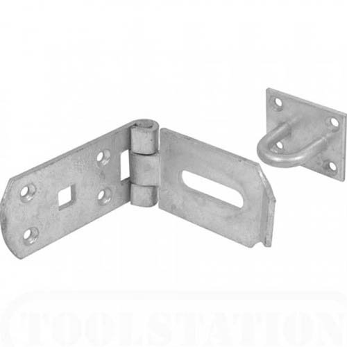 Bulk Hardware BH50952 Heavy Duty Hasp and Staple Secure Type, 195 mm