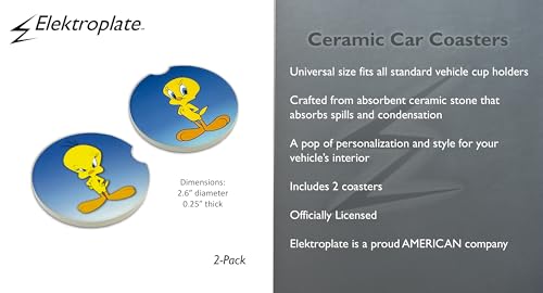 Portavasos cerámico universal Looney Tunes Tweety (2 piezas) miniatura 5
