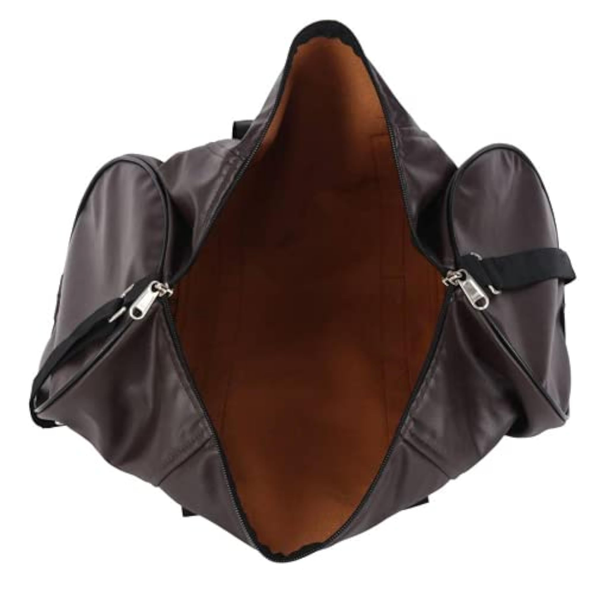 Stylish Leather Duffel Gym Bag, Unisex