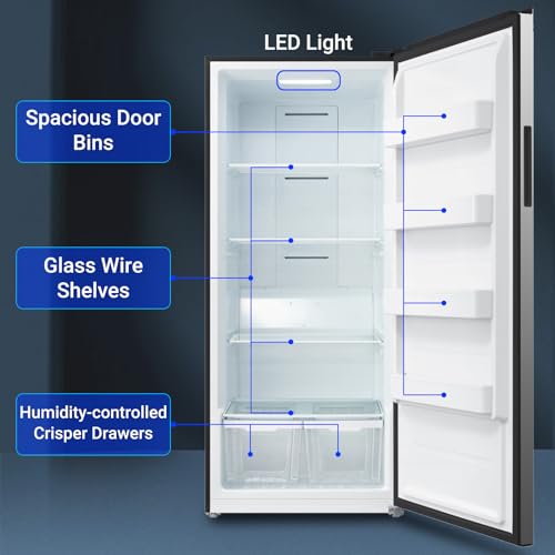 Smad FBA-DSD-772WSMU(NR) Upright Freezer 21 Cu.Ft, Freezer Upright, Stainless Steel Standing Freezer Upright For Garage thumb #6