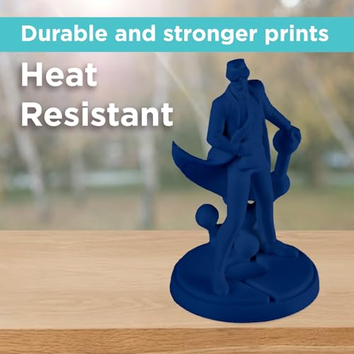 Image of Polymaker ABS Filament 1.75mm Metallic Blue, 1kg 3D Printing Filament, PolyLite ABS 3D Printer Filament, Heat Resistant, Strong & Durable, Dimensional Accuracy + /- 0.03mm