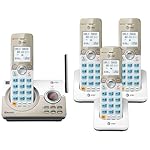 AT&T 4-Handset DECT 6.0 Expandable Cordless Home Phone with Large Display, Big Buttons, Answering Machine, Smart Call Blocker, Bluetooth Connect to Cell, Long Range, Caller ID, Speakerphone: DL72419