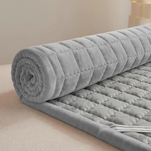 Colchón tipo futón – Colchón grueso enrollable para dormir de invitados y uso en dormitorio