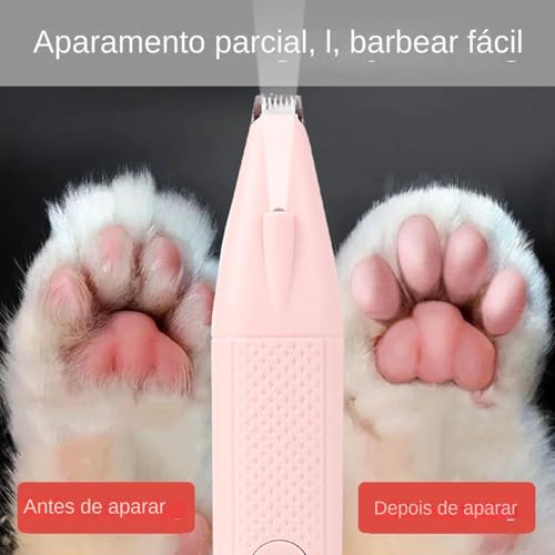Máquina de tosa elétrica, kit de tosa para cães sem fio - Aparador multifuncional recarregável de ba