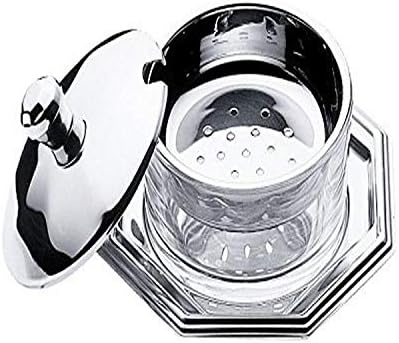 Mepra butter-dishes, Silver