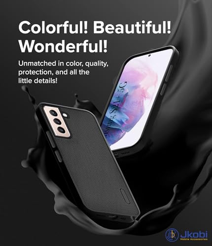 Image of Jkobi Rubberised Back Cover Case for Samsung Galaxy S21+ 5G | S21 Plus 5G (Textured Grip Design | Camera Protection | Slim and Light Weight | Soft Touch and Feel)