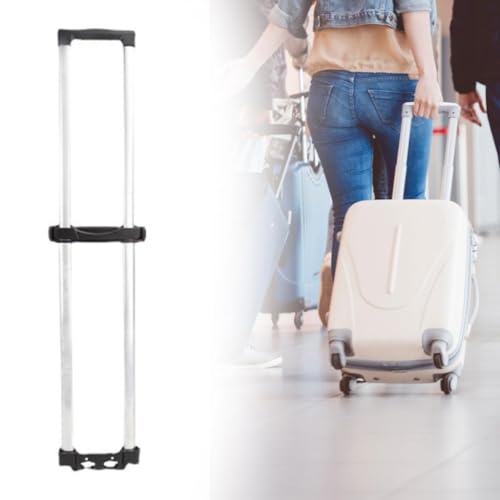 DIY Travel Suitcase Telescopic Handle Repair Parts 37.5inch Folding Handle Silvery3