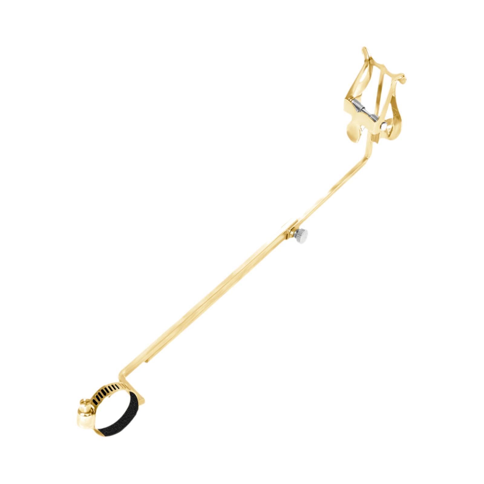 DYNWAVE Music Sheet Clip Fixing Bracket for Trumpet Universal Marching Lyre Clamp