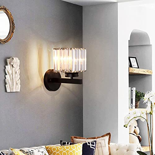 Lámpara de pared de cristal retro E27 para iluminar zonas oscuras 5