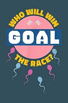 Who will win the race: Gender Reveal Notebook-College Blank Lined 6 x 9 inch 110 pages - Gender Reveal Journal for Writing-Gender Reveal Lovers ... for Pregnant-Daddy Mommy Gift-Baby welcome