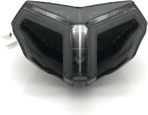 Luces traseras para Ducati 848 con pilotos intermitentes amarillos y luz de freno roja para moto