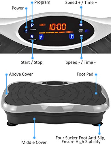 image for IDEER LIFE Vibration Platform Exercise Machines, Whole Body Workout Fi