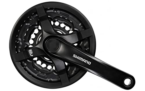 Shimano Kurbelgarnitur FC-TY501 Vierkant 6/7/8-fach, schwarz, 170 mm,...