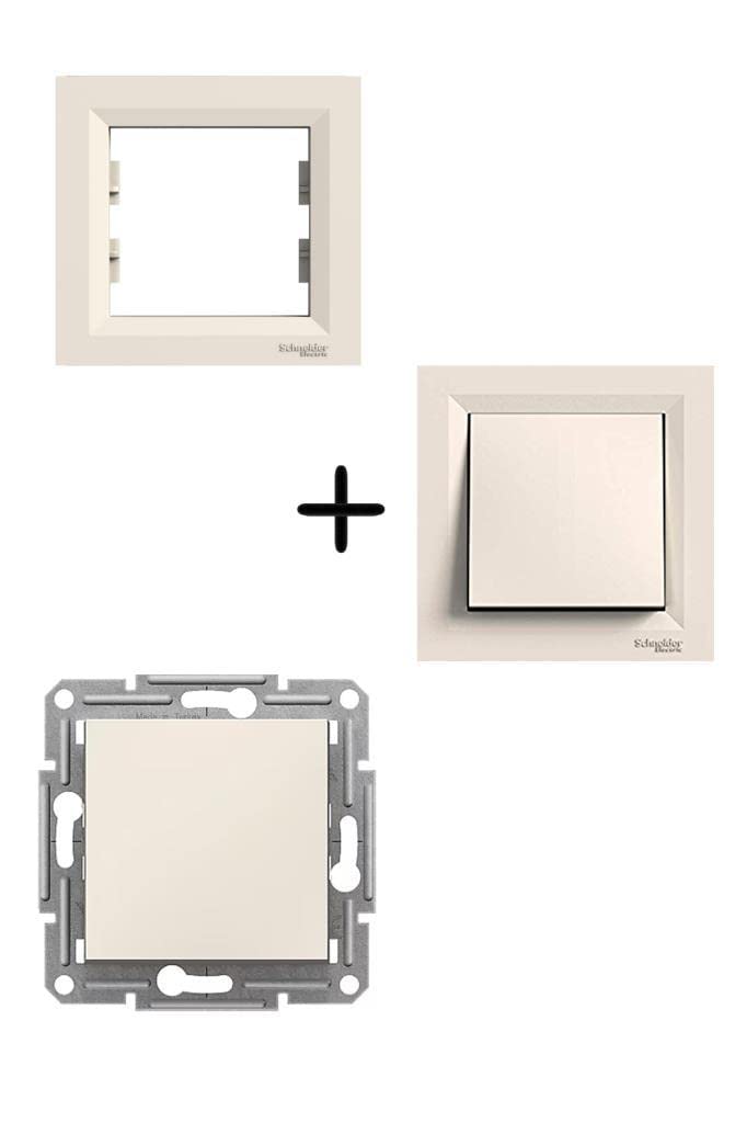 Schneider Electric ASFORA IŞIKLI LIGHT BEYAZ ÇERÇEVESİZ 3606480986963