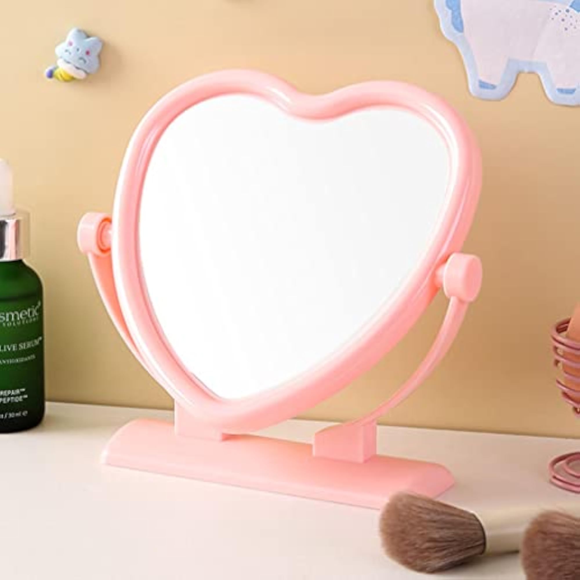 Double-Sided Rotatable Beauty Makeup Mirror