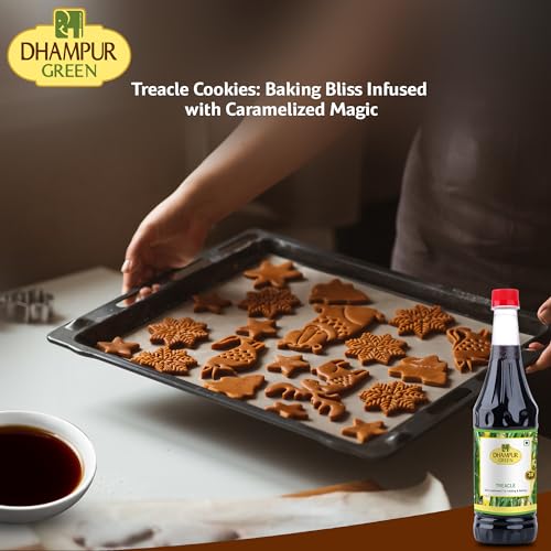 Image of Dhampure Speciality Treacle Cane Sugar Syrup 2 x 800ml (1600ml) | Unsulphured Cane Molasses | Rich Treacle Flavour | Baking & Cooking | No Artificial Colours | No Preservatives