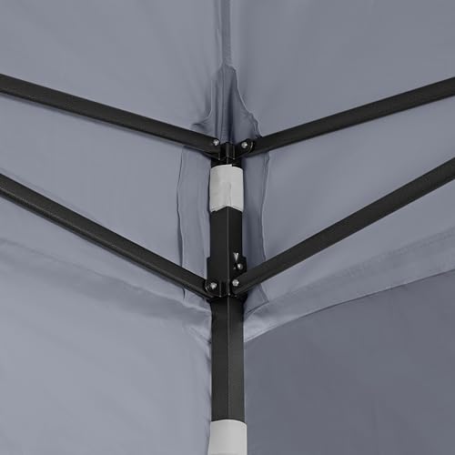 All Seasons Gazebos | 3x3m Pop Up Gazebo with 4 Premium Side Walls, Accessory Pack & Wheeled Bag | Heavy Duty, Fully Waterproof, High-Grade Materials (Metallic Grey) - Image 7