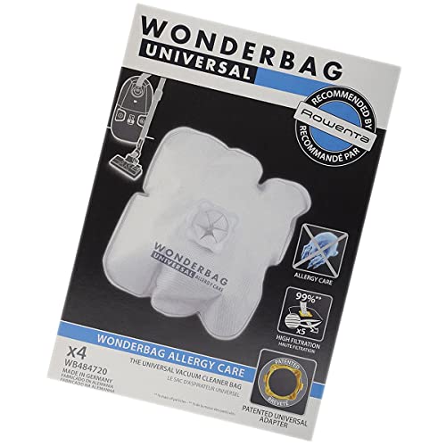 Boite de 4 sacs microfibres d'origine Aspirateur WB484720 ROWENTA Aspirateur WB484720 ROWENTA