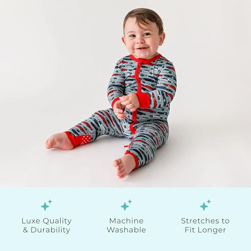 Image of Posh Peanut Girls Convertible Baby Sleepers, Toddlers Footless Pajamas | True To Size Fit With 2-Way Zipper, Convertible Mittens /Footies With Grips, Tagless Gentle Comfort, Easy Care Wash