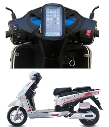 Image of NISHI Universal Mobile Holder /Stand /Mount Pouch for Scooters Scooty (Hero Electric)