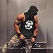 SZKANI Mens Skull Print Sleeveless Fitness Vest Bodybuilding Stringers Workout Tank Tops (Large, Black(Double Dumbbell))