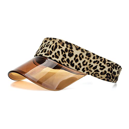 Women's Outdoor Sun Hats,Sports Adjustable Visor Hat Summer Hats Open Top Wide Brim Breathable Beach Hat Sun Visor Coffee #TOP3