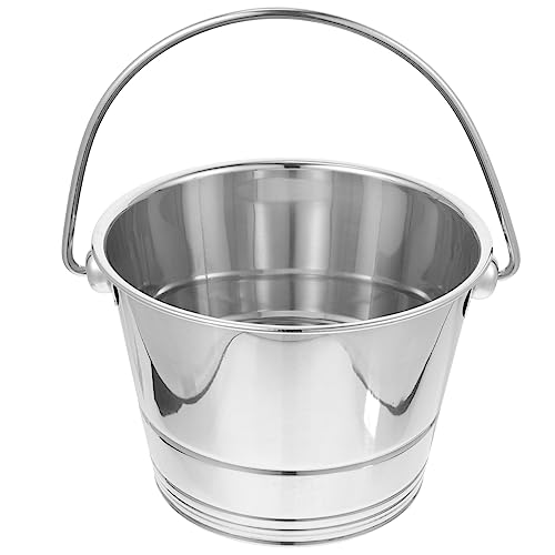 Alipis Cubo De Hielo Portátil De 4 Piezas Cubo De Hielo Dorado Cenicero Contenedor De Tocino para Refrigerador Cubo De Basura De Acero Inoxidable Cubo De Basura con Tapa Cubos con Tapas