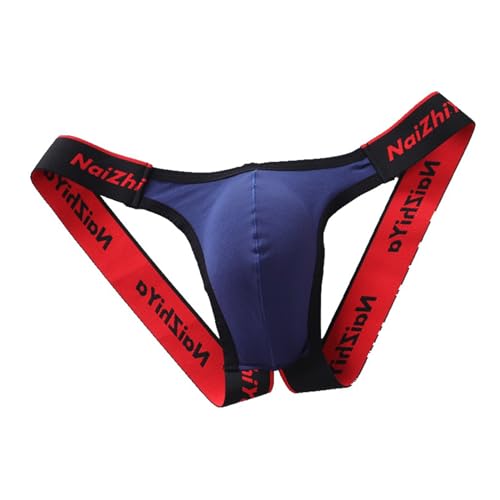 Evankin Men's Brief Underwear Sexy Jockstrap Leggings Underpants Funny Hollow Lingerie Cotton Breathable U-convex Pouch