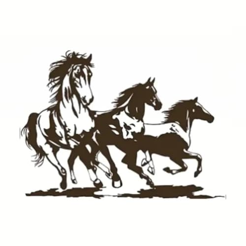 Sticker voiture cheval occidental idéal pour décorer votre van de concours