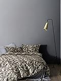 Eikei Camouflage Bedding Duvet Cover Set 100% Cotton Militarily Style Bedroom Inspired Army Minimalist Camo Campaign Green Khaki Olive (Camo, Queen)