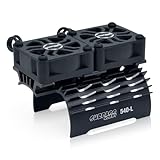 Ampia compatibilità: progettato per motore spazzolato RC 1/8, 1/10, 1/12 540 550 e motore brushless F540 3650 3660 3670 3674, il diametro del motore è di 36 mm. Compatibile con motore INJORA 12T, Hobbywing 36 mm. 650 g. 2 motore brushless 8.5T, motore assiale AM27 27T 540, motore brushless GoolRC 3650 4300KV ecc.