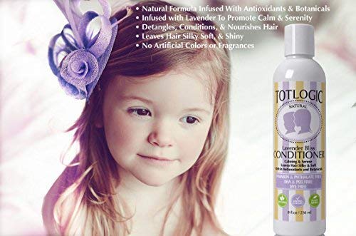 Totlogic Body Wash & Conditioner Set | Kids & Baby Safe Conditioner - 8 Oz, Lavender Bliss & Kids Natural 2 In 1 Body Wash And Shampoo, 8 Oz, Infused With Lavender Essential Oils #TOP1