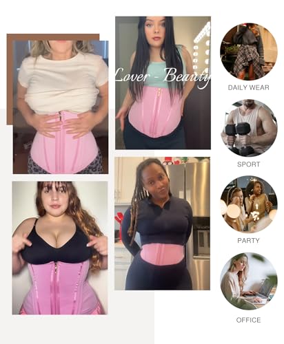 Image of Lover-Beauty Waist Trainer for Women Corset Shapewear Tummy Control Workout Waist Cincher Body Shaper Girdle
