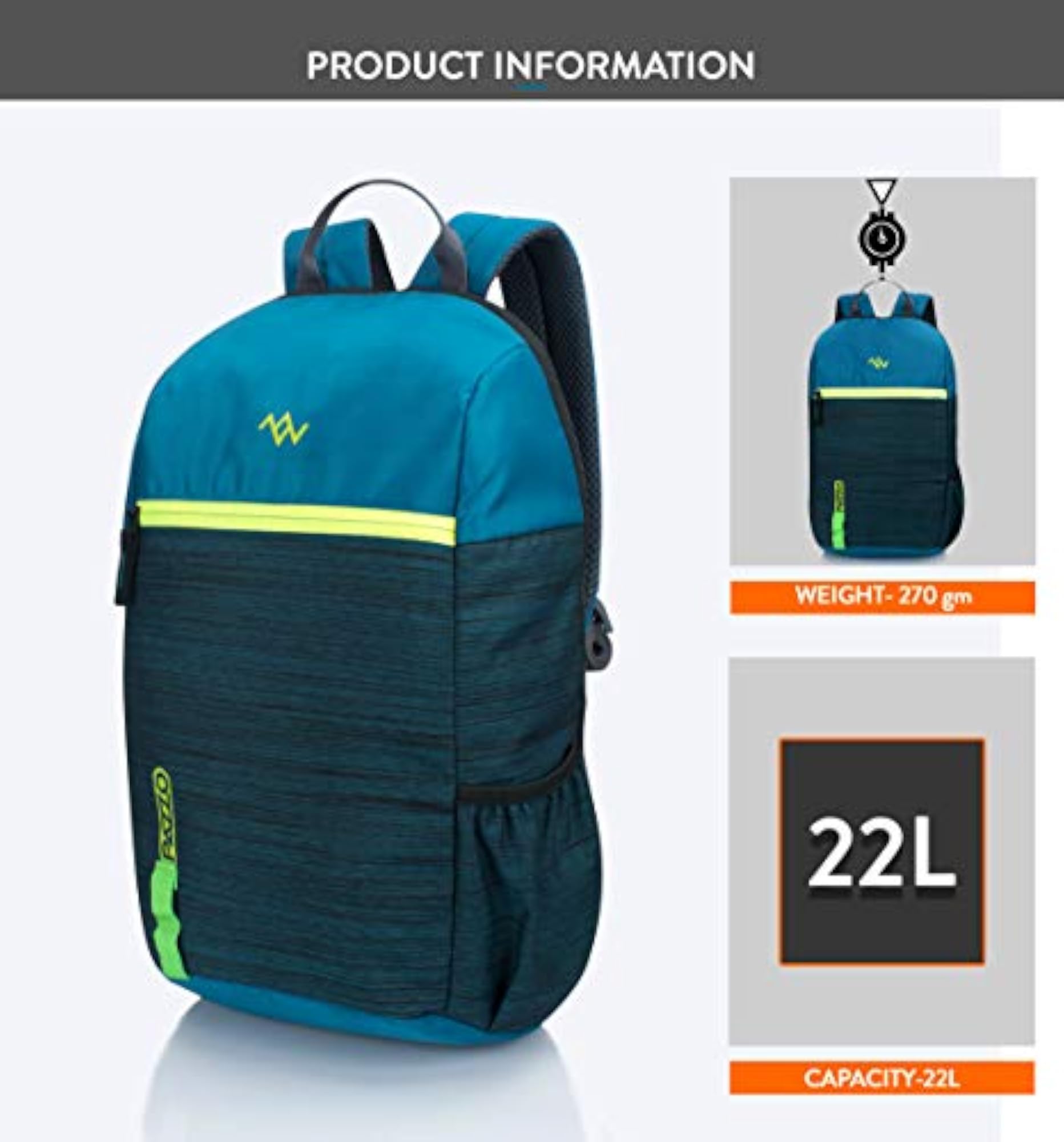 Sky Tourister Casual Backpack with 1 Year Warranty