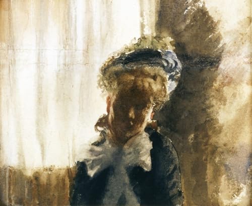 Art tableau visage de Giuseppe De Nittis pour sublimer un mur vide avec élégance 60x90cm