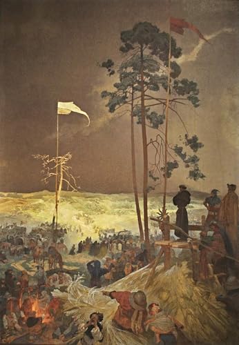 Póster de lienzo de Alphonse Mucha cuadros decorativos para casa Jan Milic pintura 60x90