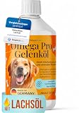 Omega Pro Gelenköl für Hunde 500ml – Lachsöl, Leinöl, Hanföl & Borretschöl