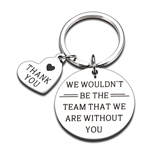 Coworker Keychain Employee Appreciation Gifts for Colleagues Boss Lady Women Supervisor Leader Mentor Manager Birthday Boss Day Christmas Thanksgiving Day Leaving Going Away Farewell Retirement Gifts