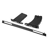 X AUTOHAUX 3pcs Car Cup Holder Set Trim Divers Passenger Side for BMW E90 E91 E92 E93 3 Series 05-14 51459173469 51459173463 Car Copilot Cup Drink Holder Panel Carbon Fiber Pattern