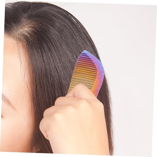 Peigne professionnel antistatique en alliage de titane léger portable