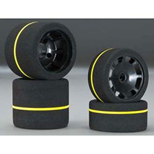 BSR Racing Tires 1/10 Spec Combo Tires 4 White/Gray BXRF4004 RC Tire