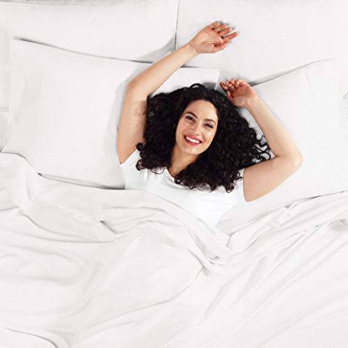 Empyrean Bedding Pillow Cases King - Soft King Pillow Cases - King Size Pillow Cases - King Pillow Cases Set Of 4 - Premium Hotel Pillowcases King Size -White #TOP3