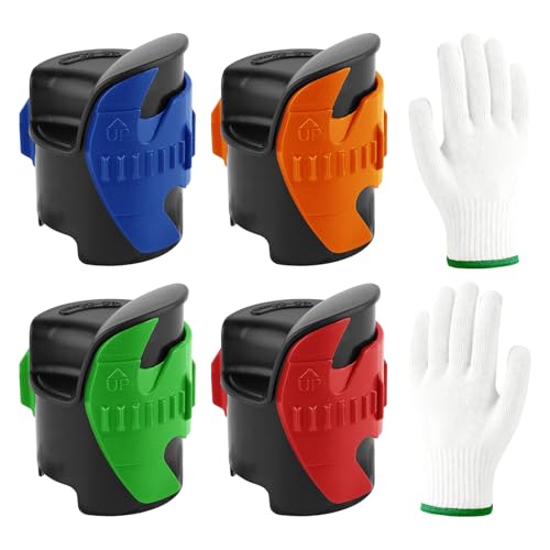 4 Pcs Motorcycle Fork Seal Cleaner 45-55mm Universal Seal Mate Tool for Shock Absorber Dirt Bike Maintenance Repair Accessories Includes a Pair of Gloves