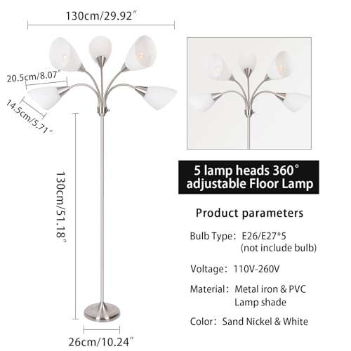 Lampe moderne écran-lampe réglable et structure en métal noir mat - 2