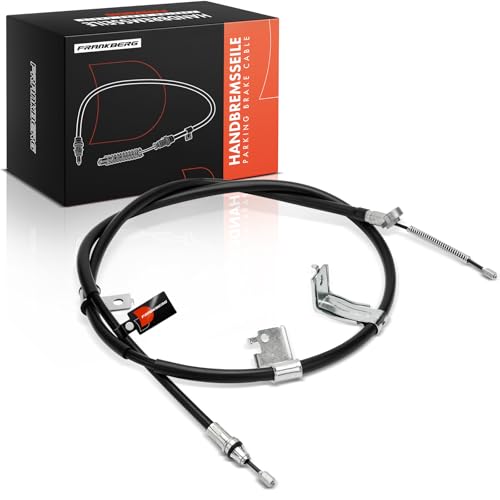 Frankberg Handbrake Cable Rear Right Compatible with Qashqai +2 I J10 JJ10E NJ10 1.5L-2.0L 2007-2013 Qashqai II SUV J11 J11 1.5L 2013-2024 Replace# 36530JD00A