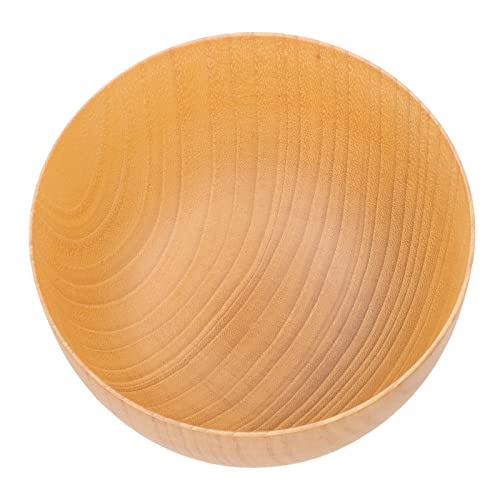 Tigela de Madeira Ipe Redondo Coor Tigelas de Arroz Cor Clara Utensílios de Mesa para Ight Container