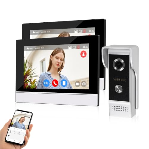 Vidéophone filaire tactile pour villa et appartement connecté Tuya - 2